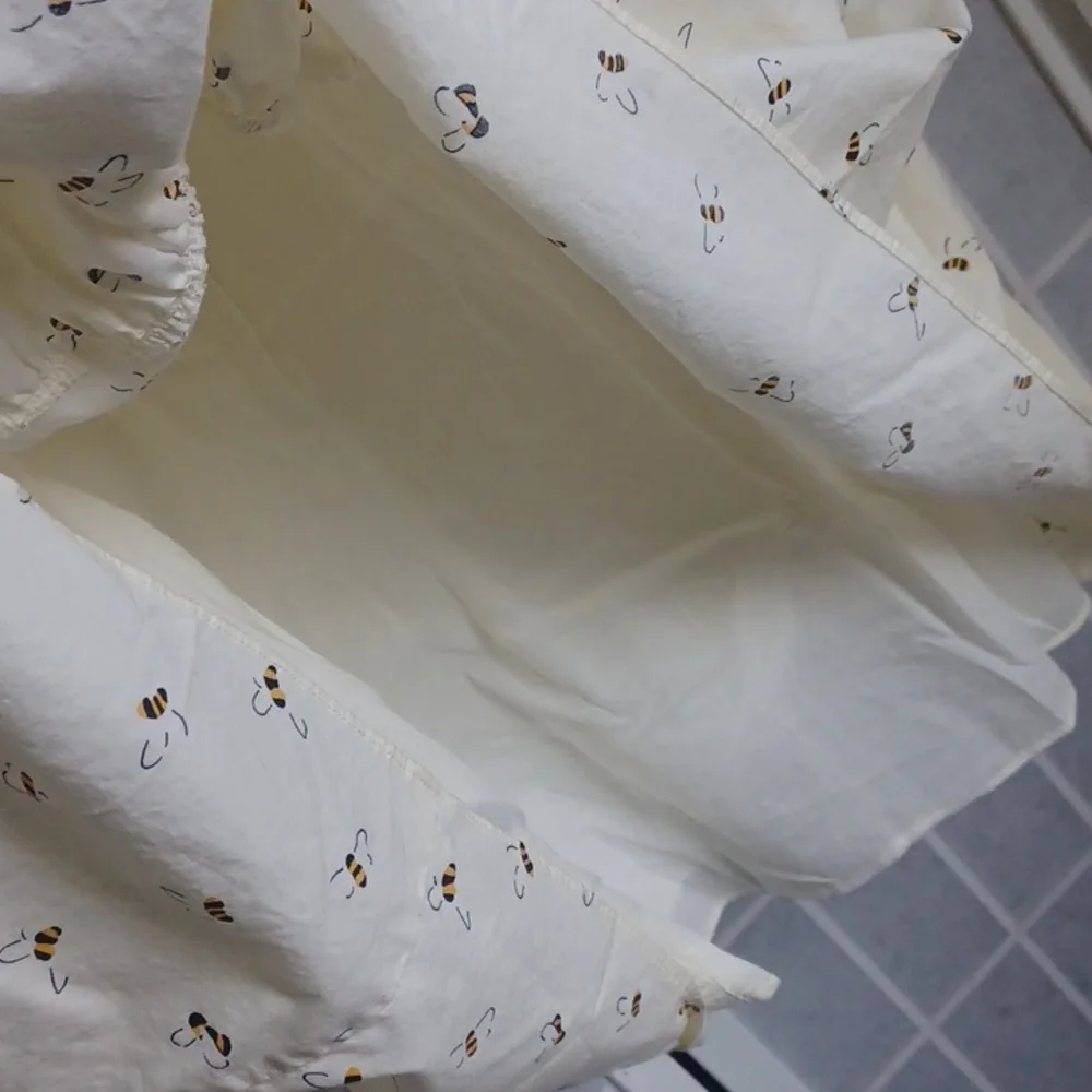 kate spade Cream Sleeveless Midi Dress with Bee Print